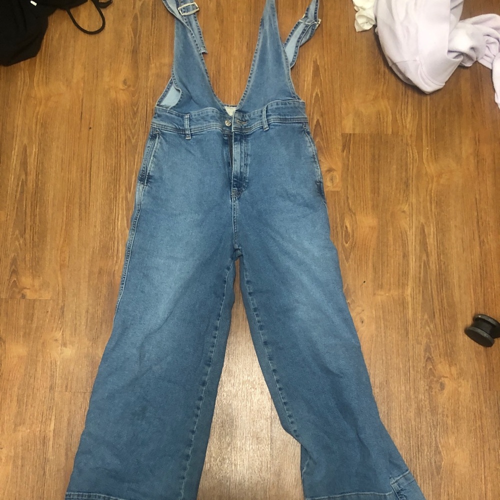 Free People Jean Overalls